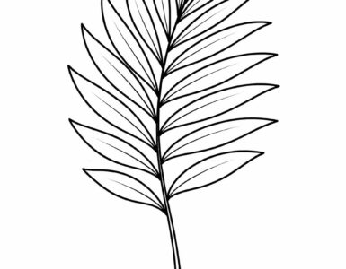 simple palm leaves