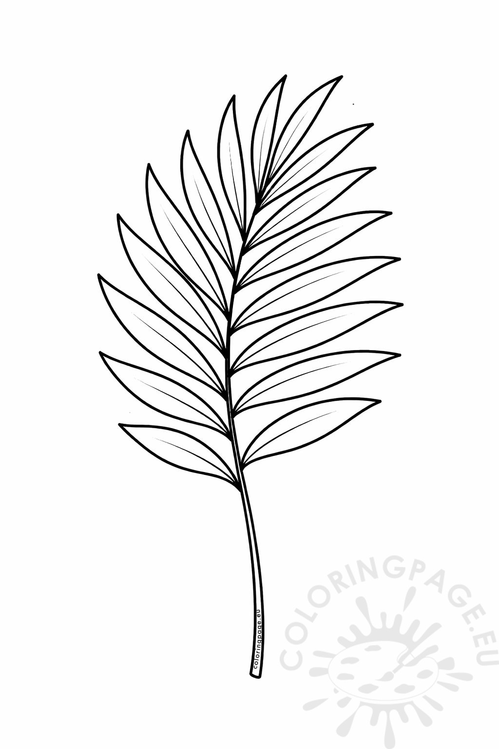 simple palm leaves