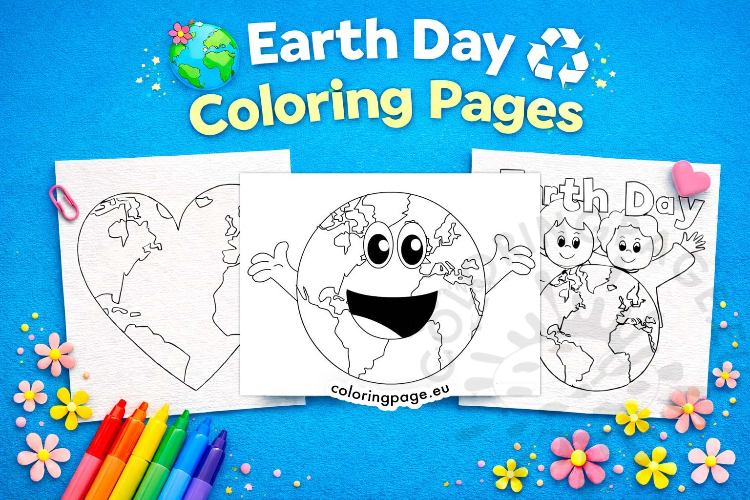 Earth Day Coloring Pages 3 earth day coloring pages 1