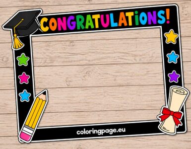 graduation selfie frame ideas