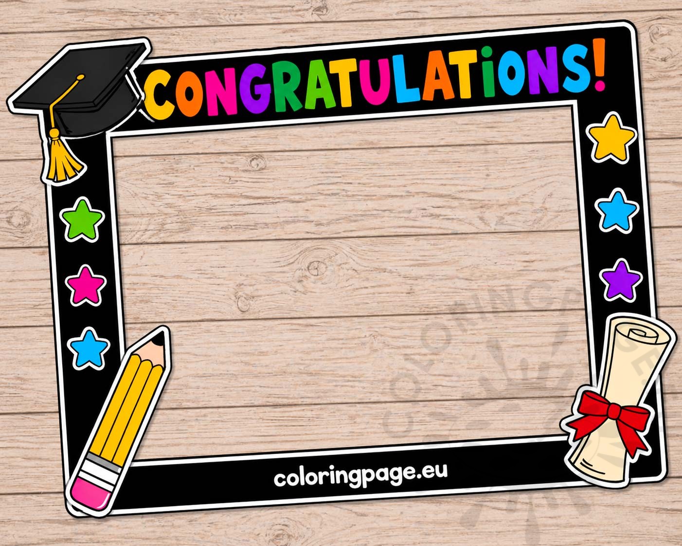 graduation selfie frame ideas