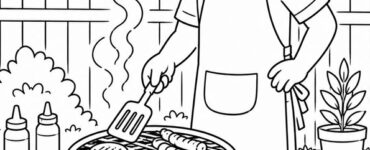 dad grilling BBQ