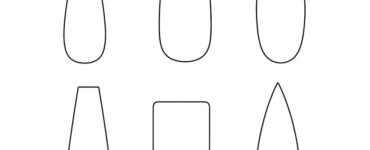 nail shape templates