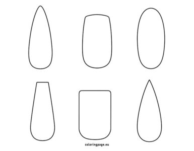 nail shape templates