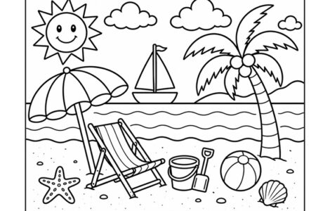 sunny beach day