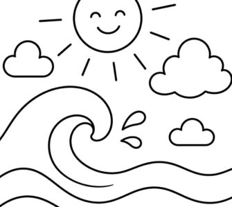 sunshine and waves