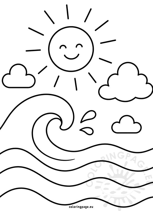 sunshine and waves