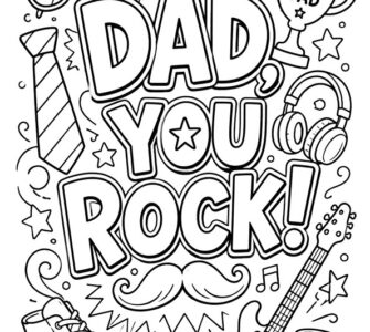 Dad you rock printable 1 dad you rock printable