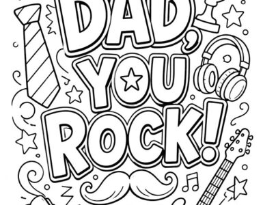 Dad you rock printable 4 dad you rock printable