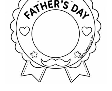 fathers day badge template