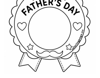 fathers day badge template