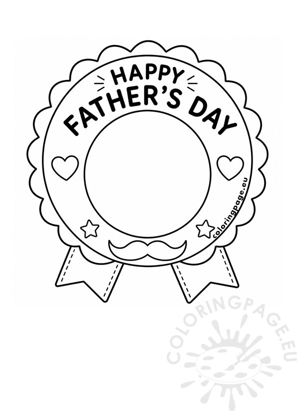 Father's Day Badge Template 3 fathers day badge template