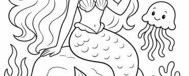 mermaid and friends