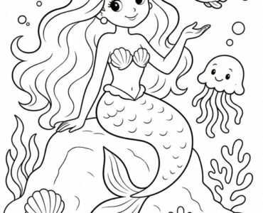 mermaid and friends