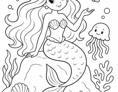 mermaid and friends