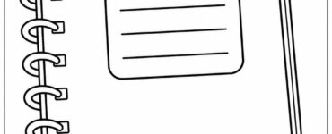 notebook coloring page