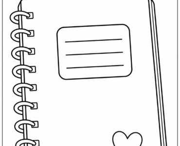 notebook coloring page