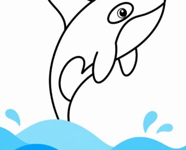 orca coloring page