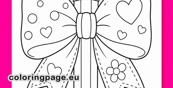 pencil bow printable