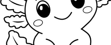 axolotl coloring page