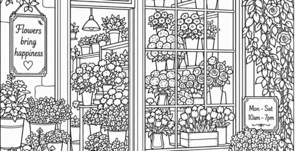 flower shop cozy