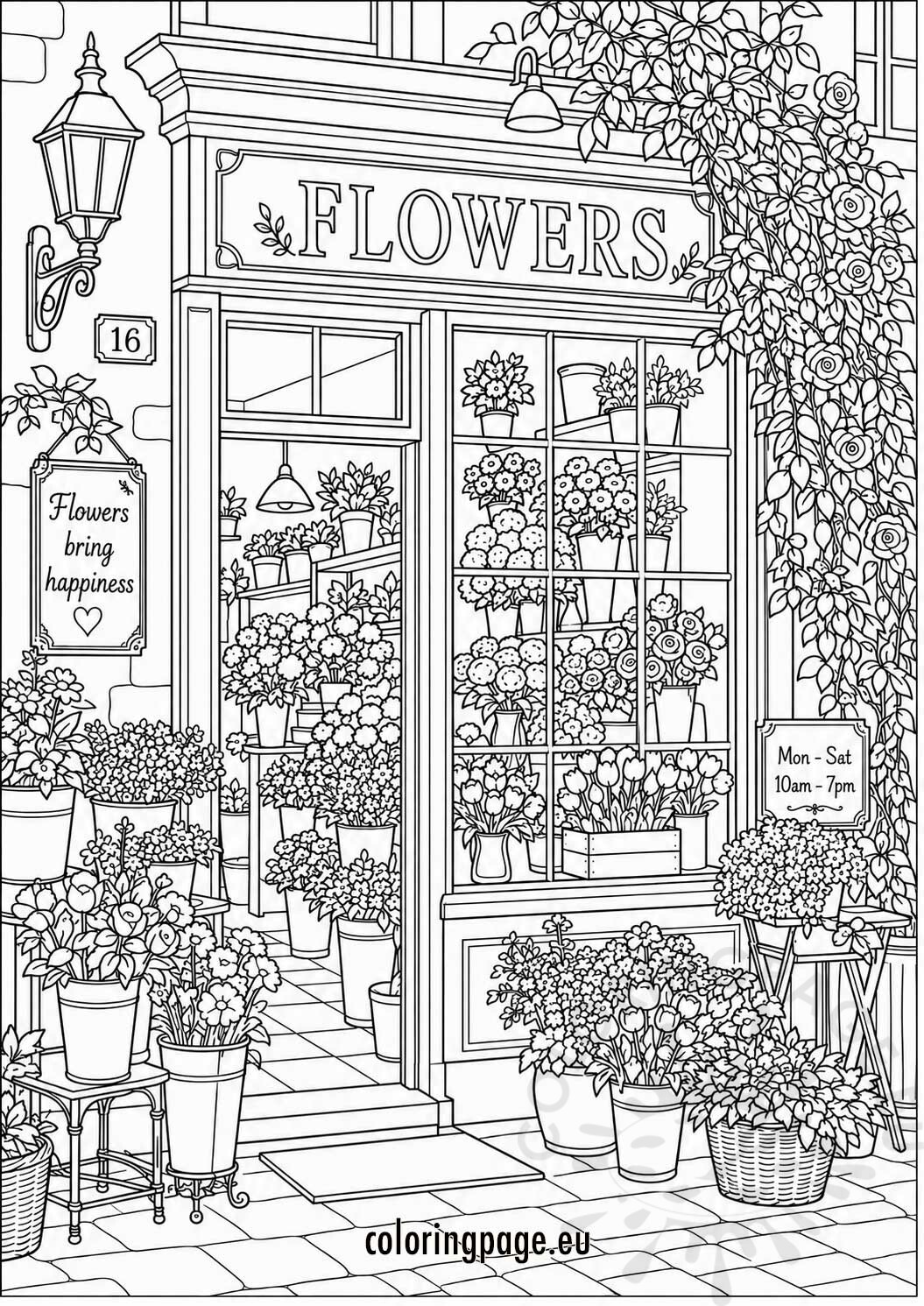flower shop cozy