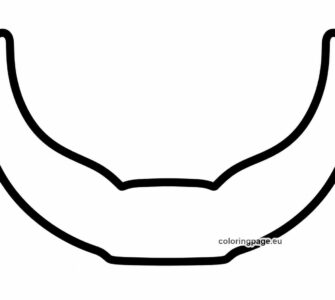 highland cow ears template 2