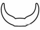 highland cow ears template 2