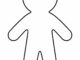 printable kid body outline 1