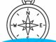simple compass coloring page