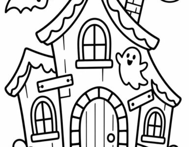 haunted house printable