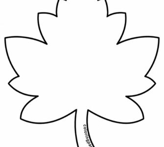 maple leaf template