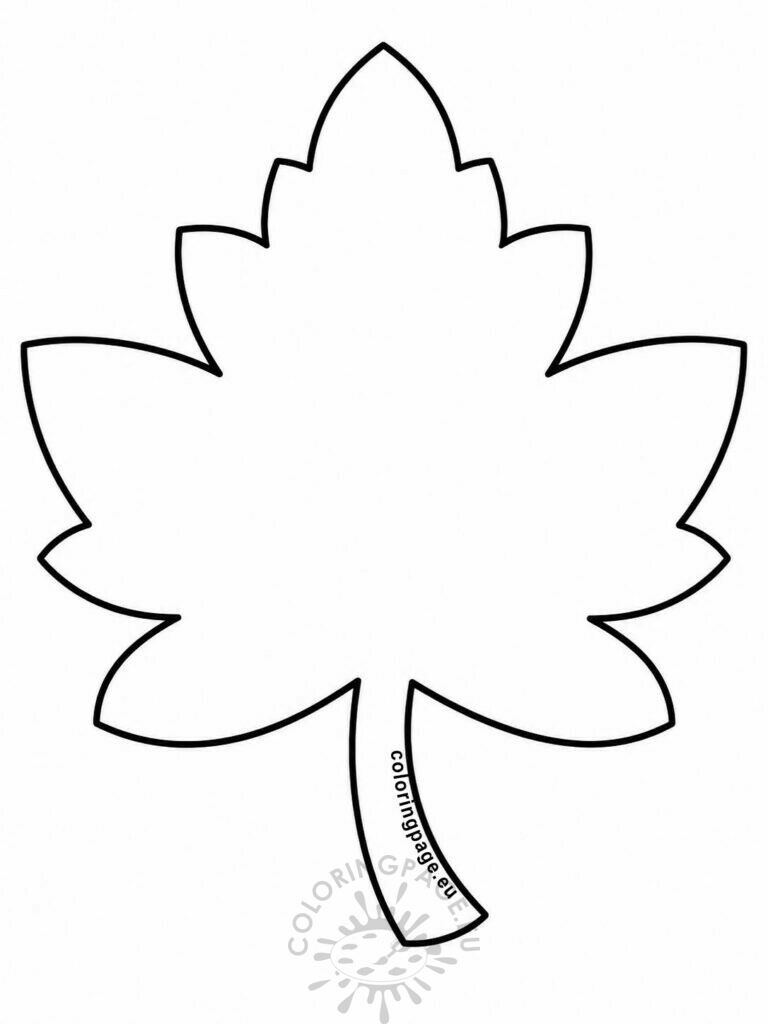 maple leaf template