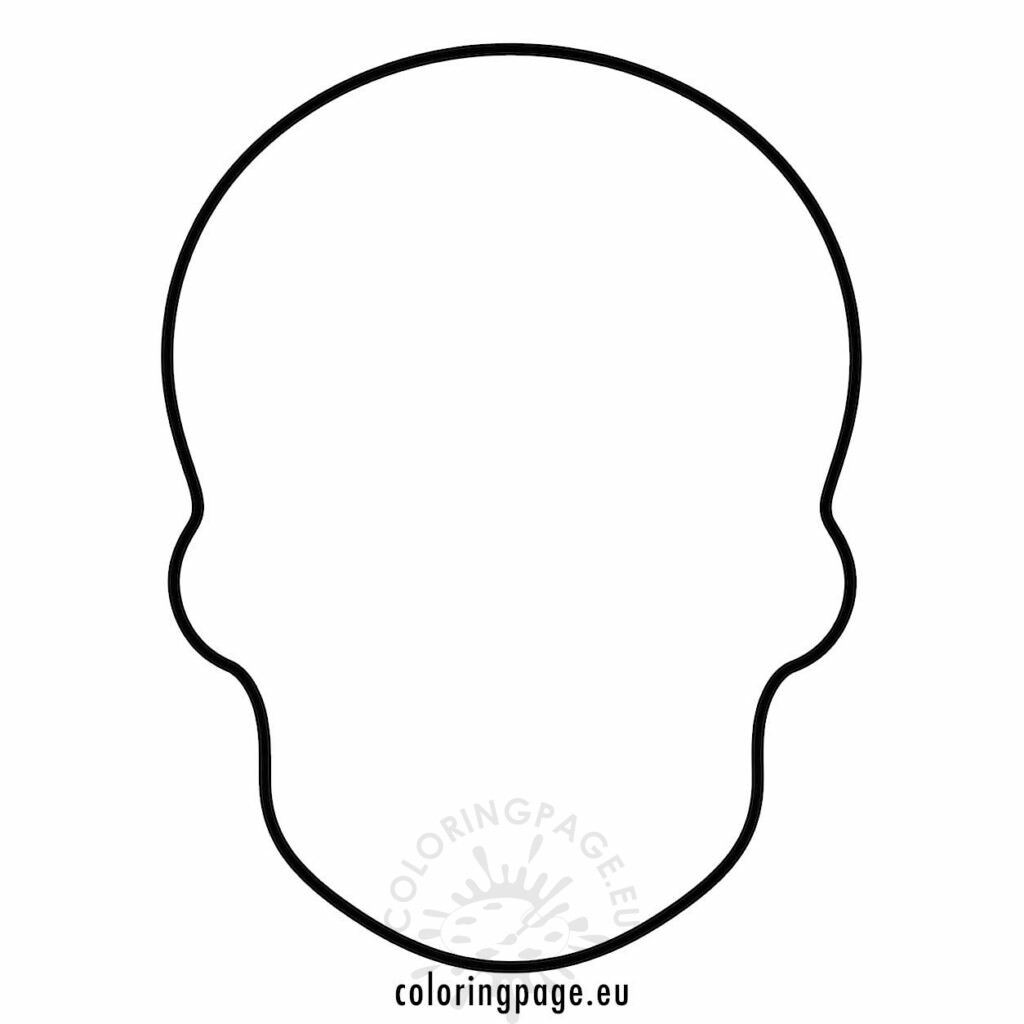 sugar skull template