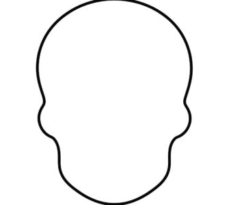sugar skull template