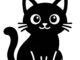 black cat template