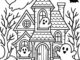 ghosts in a haunted house