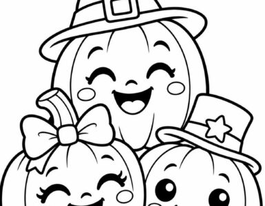 halloween pumpkins in funny hats