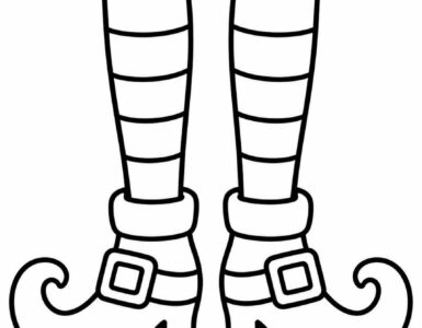 halloween witch feet
