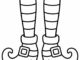 halloween witch feet