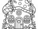 kawaii mushroom house