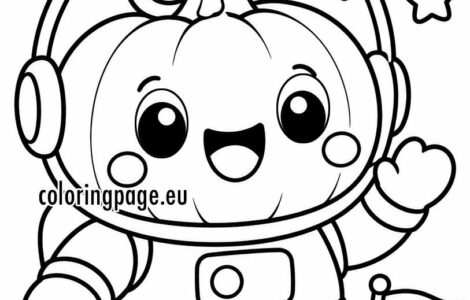 pumpkin astronaut