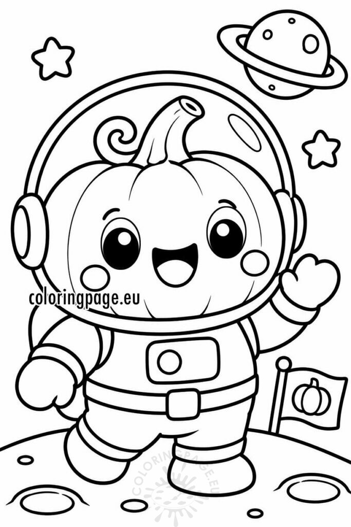 pumpkin astronaut