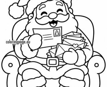 santa claus reading christmas letters