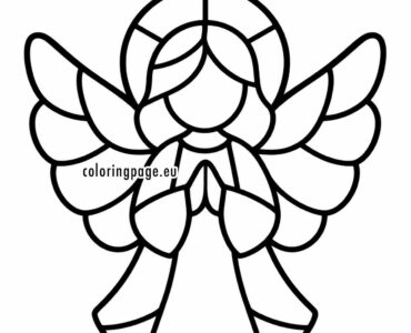 stained glass angel ornament