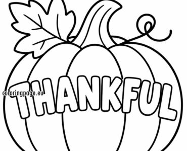 thankful pumpkin printable